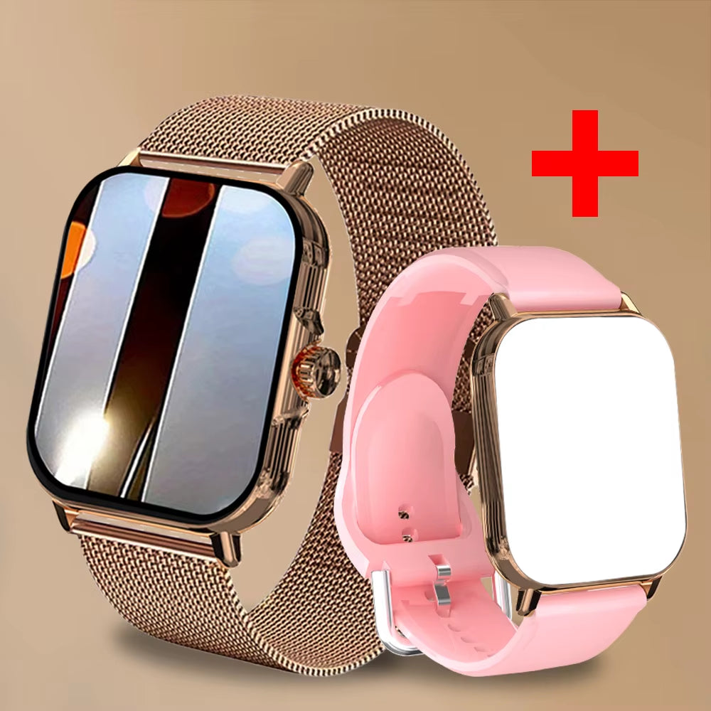 2024 New Smart Watch for Men Women Gift Full Touch Screen Sport Fitness Watches BT Call Digital Smartwatch Wristwatch