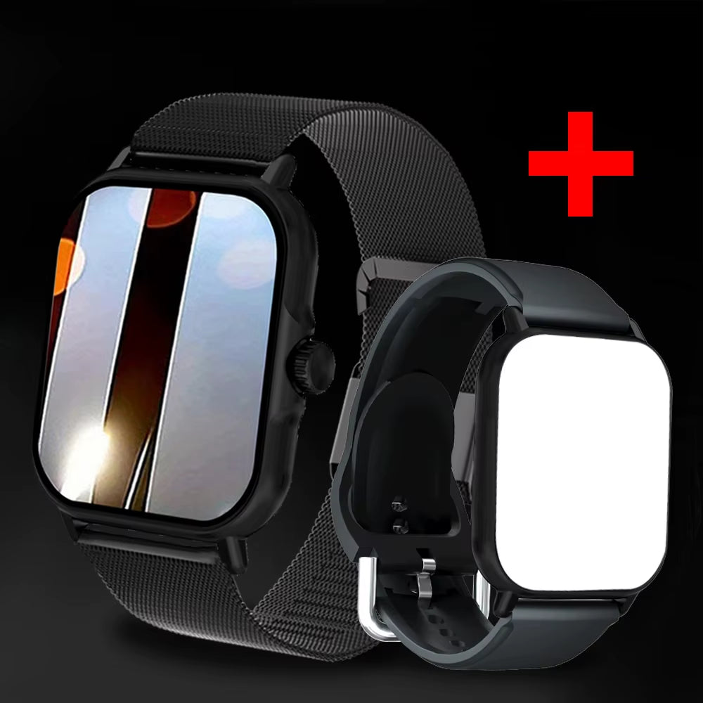 2024 New Smart Watch for Men Women Gift Full Touch Screen Sport Fitness Watches BT Call Digital Smartwatch Wristwatch